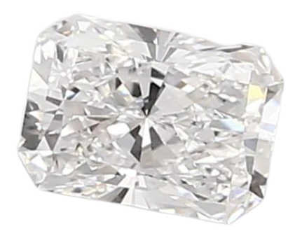 0.86 Carat D VVS2 Radiant Lab Diamond