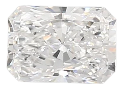 0.86 Carat D VVS2 Radiant Lab Diamond