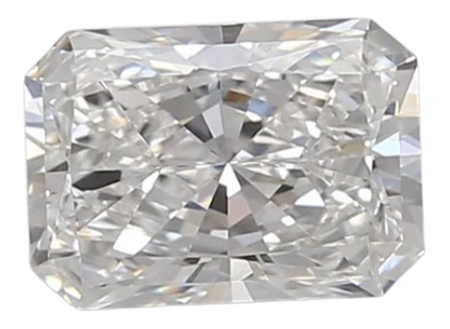 0.87 Carat D VS1 Radiant Lab Diamond