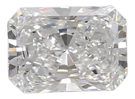 0.87 Carat D VS1 Radiant Lab Diamond
