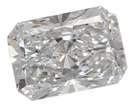 0.87 Carat D VS1 Radiant Lab Diamond