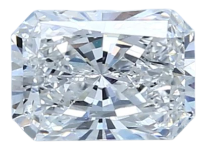0.87 Carat E VS2 Radiant Lab Diamond