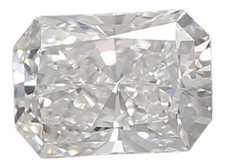 0.87 Carat D VVS1 Radiant Lab Diamond