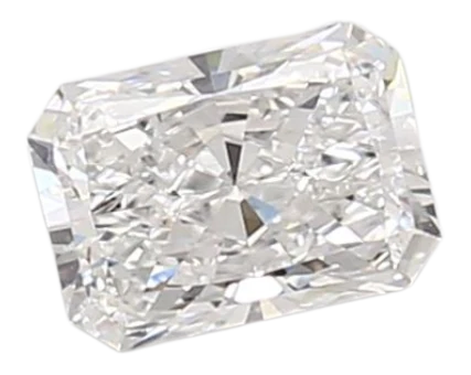 0.87 Carat D VVS2 Radiant Lab Diamond
