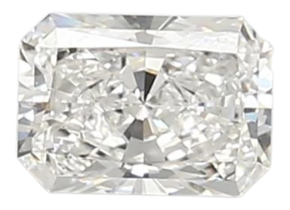 0.87 Carat D VVS2 Radiant Lab Diamond