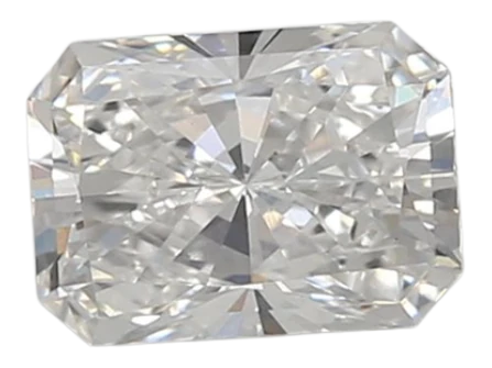 0.87 Carat D VVS2 Radiant Lab Diamond