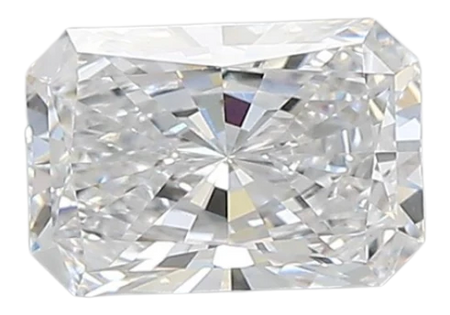 0.87 Carat D VVS2 Radiant Lab Diamond