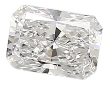 0.87 Carat E VVS2 Radiant Lab Diamond