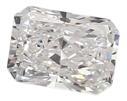 0.89 Carat D VVS2 Radiant Lab Diamond