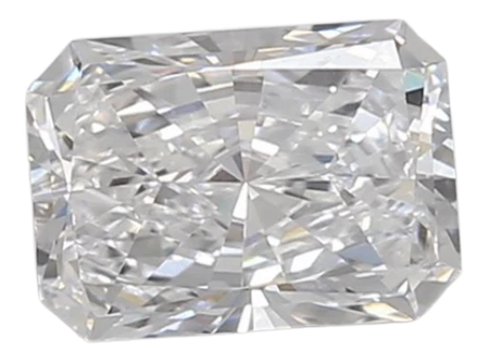 0.89 Carat D VVS2 Radiant Lab Diamond