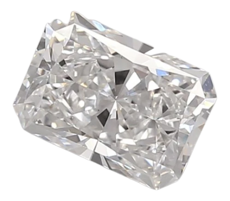0.9 Carat D VS1 Radiant Lab Diamond
