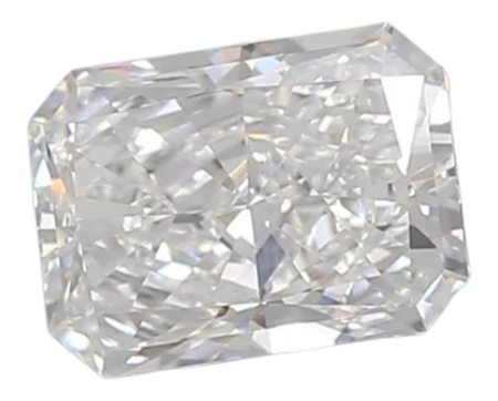0.9 Carat D VVS2 Radiant Lab Diamond