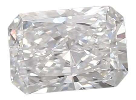 0.9 Carat D VVS2 Radiant Lab Diamond