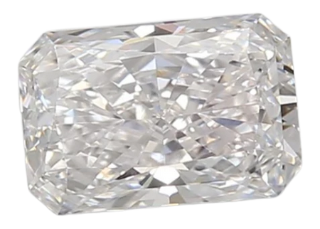 0.9 Carat D VVS2 Radiant Lab Diamond