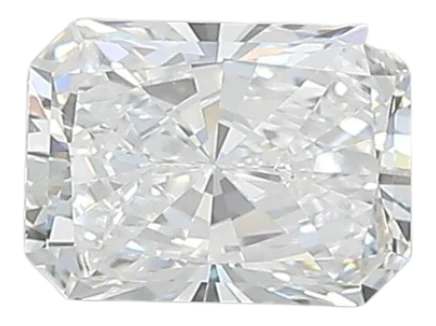 0.9 Carat D VVS2 Radiant Lab Diamond
