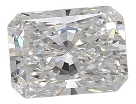 0.91 Carat D VS1 Radiant Lab Diamond