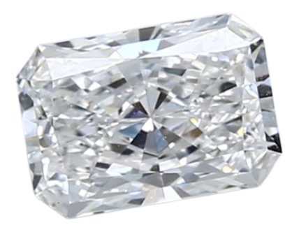 0.91 Carat E VS1 Radiant Lab Diamond