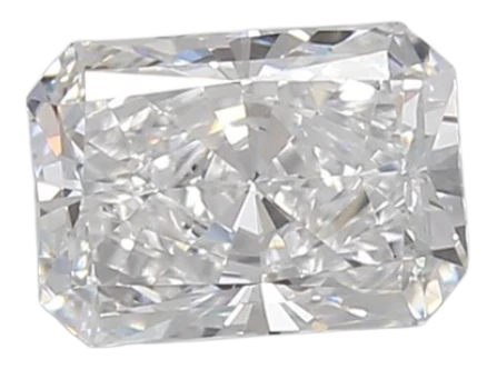 0.91 Carat D VVS2 Radiant Lab Diamond