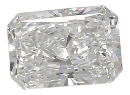 0.91 Carat D VVS2 Radiant Lab Diamond