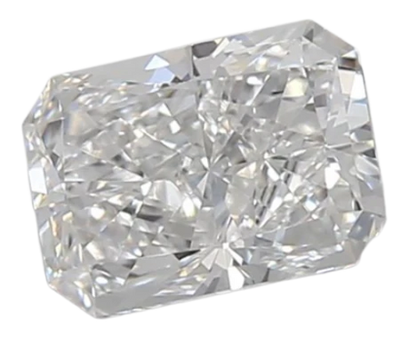 0.91 Carat D VVS2 Radiant Lab Diamond