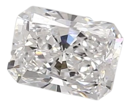 0.91 Carat D VVS2 Radiant Lab Diamond
