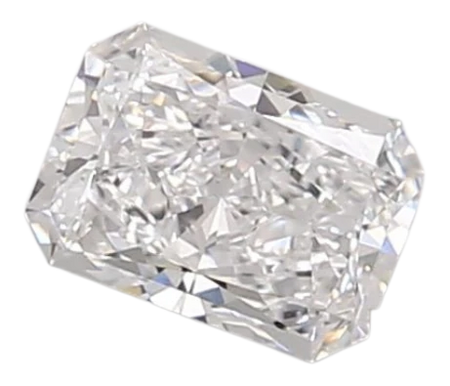 0.91 Carat D VVS2 Radiant Lab Diamond