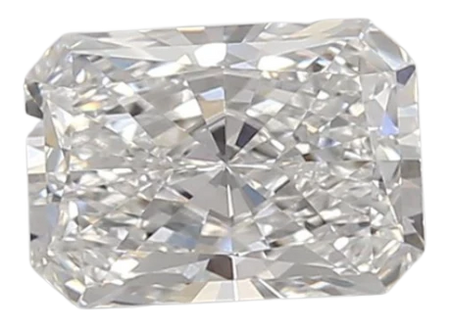 0.91 Carat E VVS2 Radiant Lab Diamond