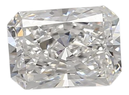 0.91 Carat E VVS2 Radiant Lab Diamond