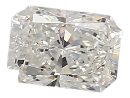 0.91 Carat F VVS2 Radiant Lab Diamond