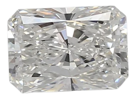 0.92 Carat F VS1 Radiant Lab Diamond