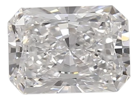 0.92 Carat D VS2 Radiant Lab Diamond