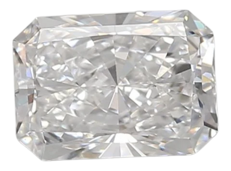 0.92 Carat D VVS2 Radiant Lab Diamond