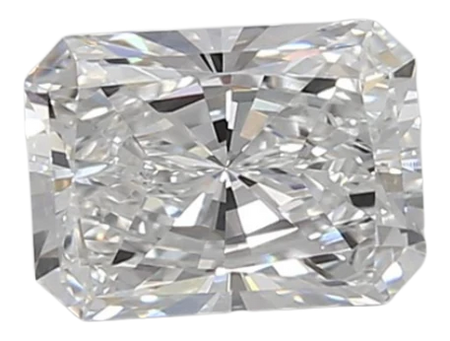 0.92 Carat D VVS2 Radiant Lab Diamond