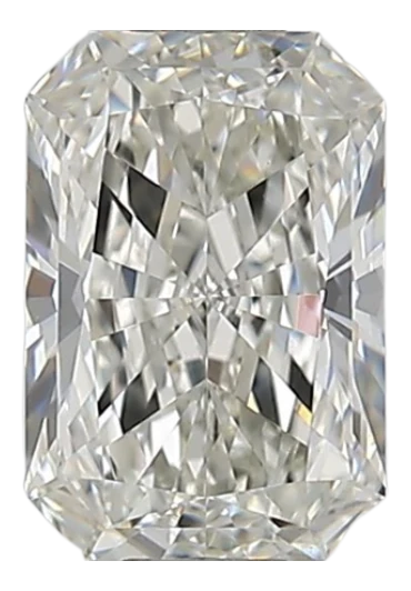0.92 Carat H VVS2 Radiant Lab Diamond