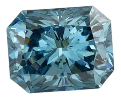 0.93 Carat Blue SI1 Radiant Lab Diamond