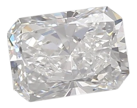 0.93 Carat D VS2 Radiant Lab Diamond