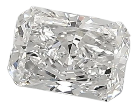 0.93 Carat D VVS2 Radiant Lab Diamond