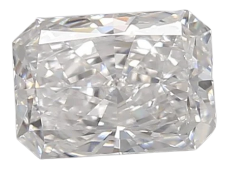 0.93 Carat D VVS2 Radiant Lab Diamond