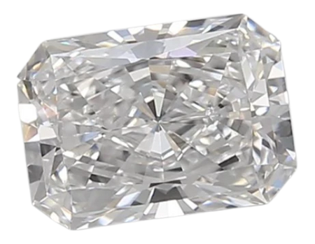 0.93 Carat D VVS2 Radiant Lab Diamond