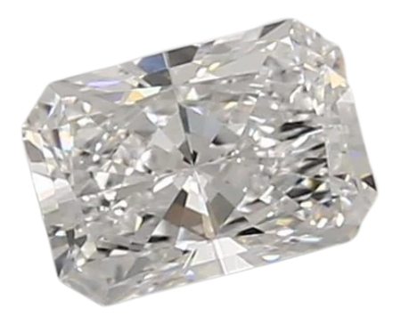 0.93 Carat D VVS2 Radiant Lab Diamond