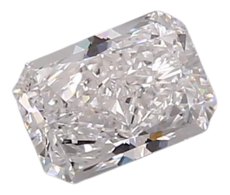 0.93 Carat D VVS2 Radiant Lab Diamond