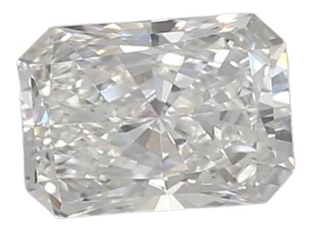 0.93 Carat F VVS2 Radiant Lab Diamond