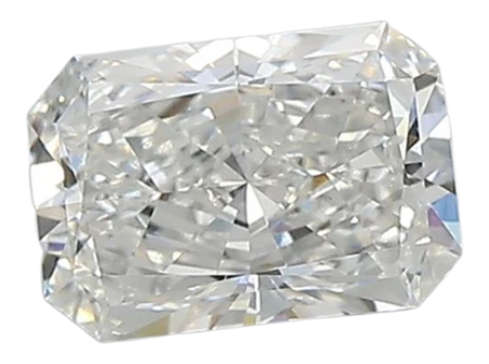 0.93 Carat F VVS2 Radiant Lab Diamond