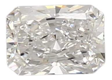 0.93 Carat F VVS2 Radiant Lab Diamond