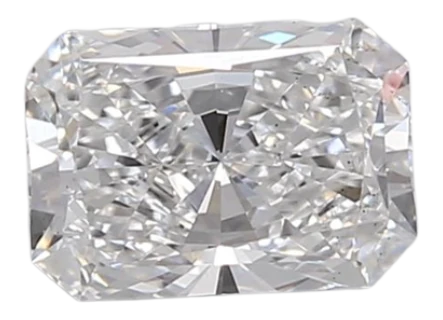 0.94 Carat D SI1 Radiant Lab Diamond