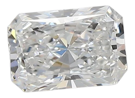 0.94 Carat D VVS2 Radiant Lab Diamond