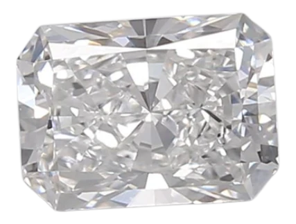 0.94 Carat D VVS2 Radiant Lab Diamond