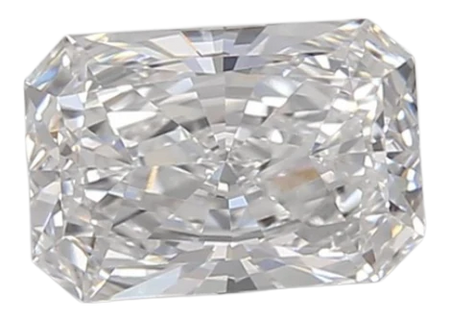 0.94 Carat D VVS2 Radiant Lab Diamond