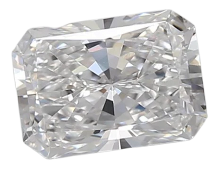 0.95 Carat D VVS2 Radiant Lab Diamond