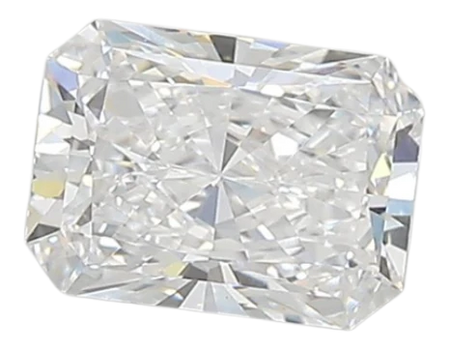 0.95 Carat D VVS2 Radiant Lab Diamond